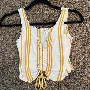 Stripped Crop Tank